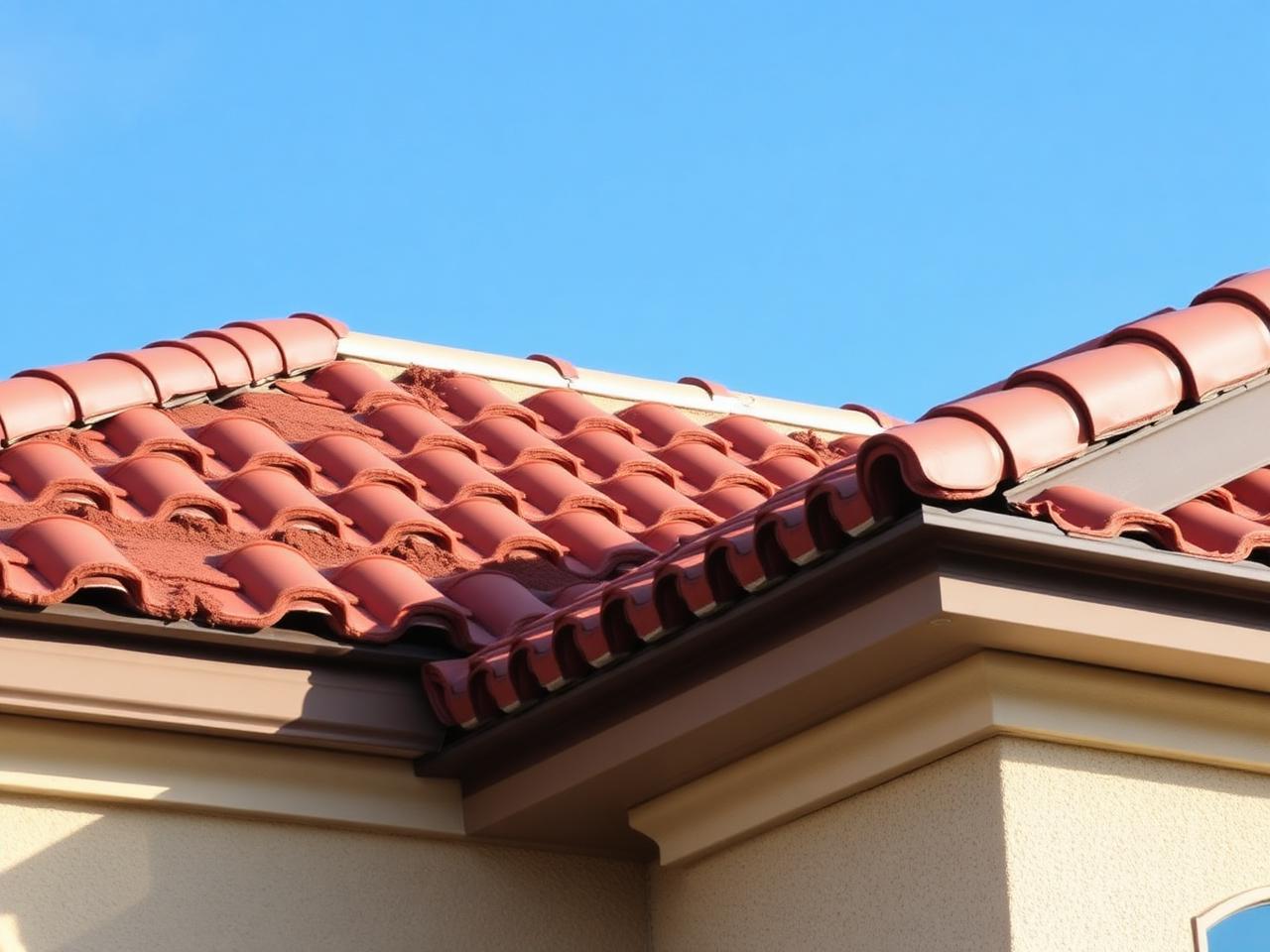 Tile roof installation